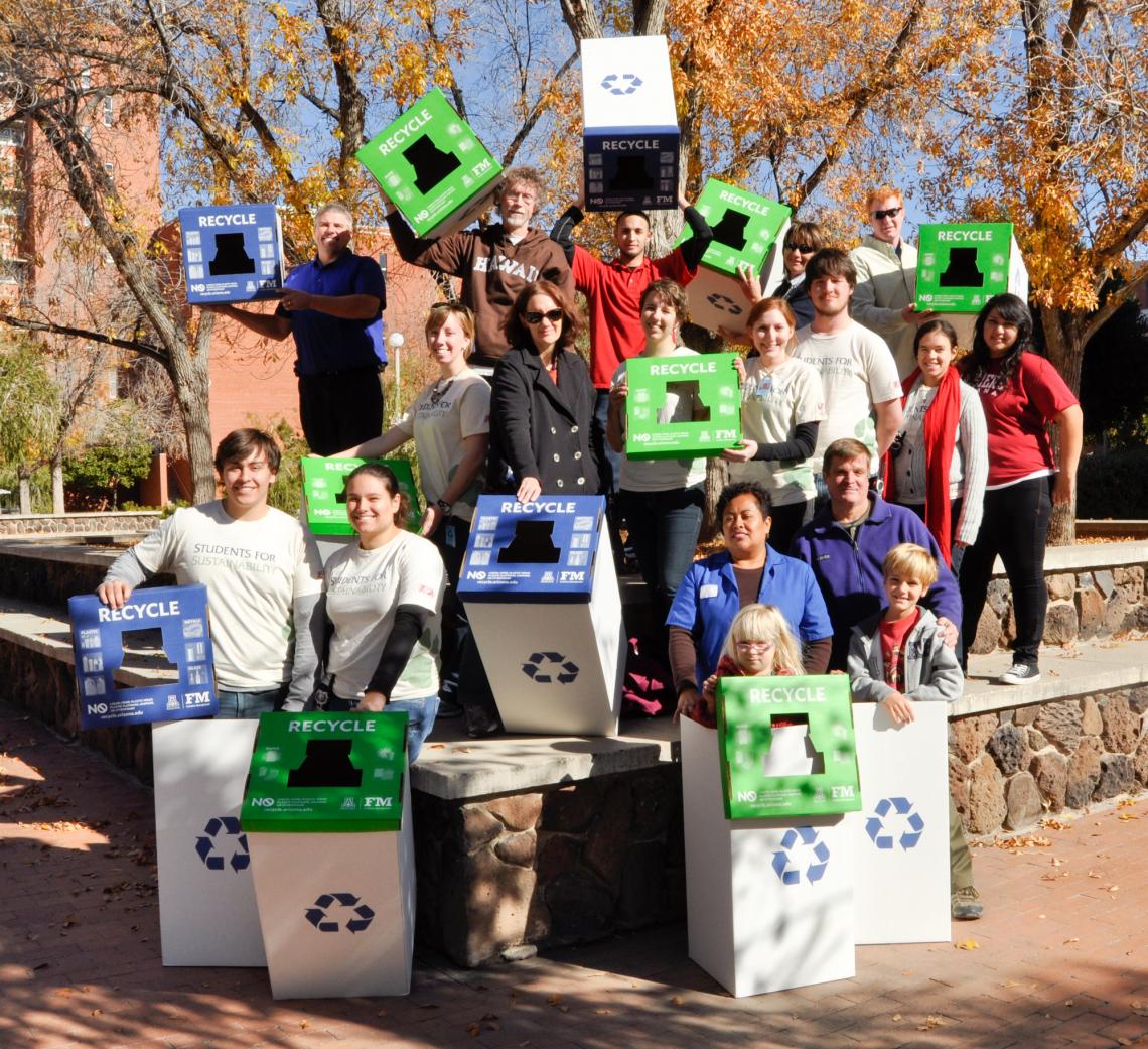 UA students transform the recycling program on campus through Students for Sustainability, a student organization focused on sustainable and environmental practices.